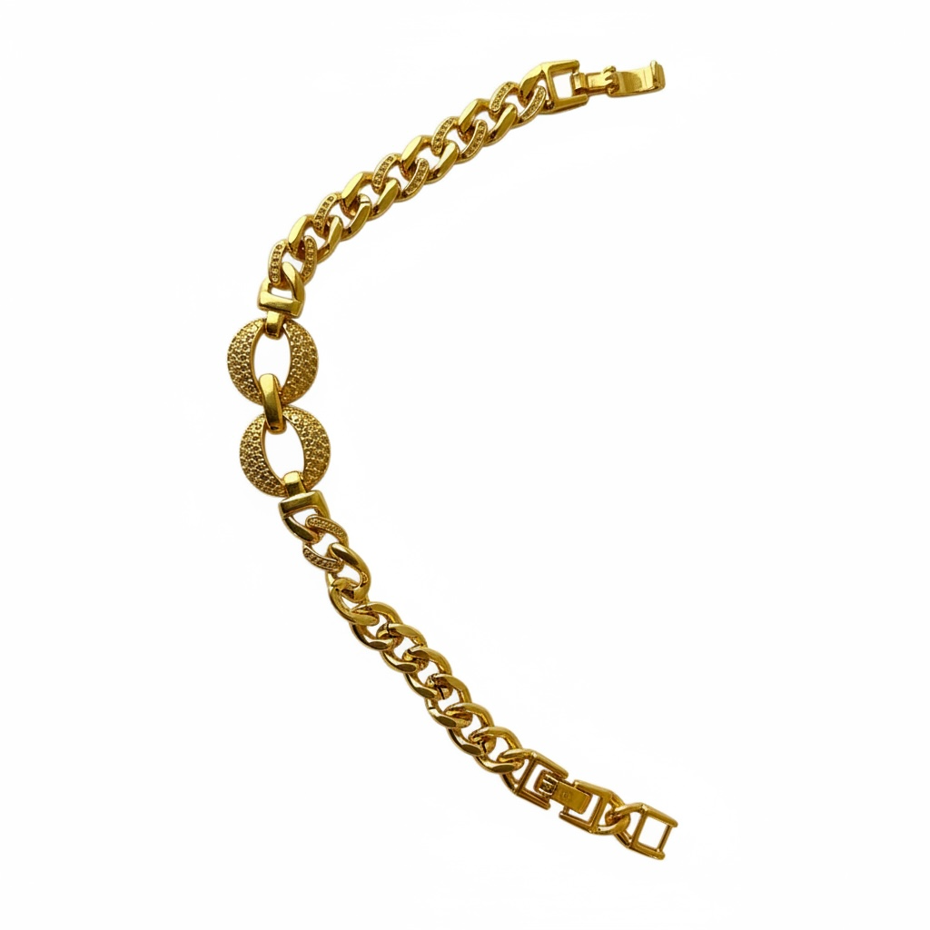 Gold Chain Bracelet( Stainless Steel )