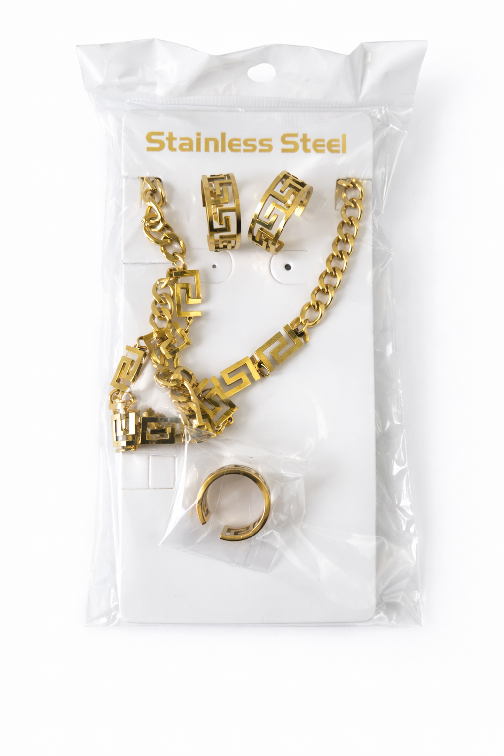 Gold-Tone Stainless Steel Jewelry Set( Stainless Steel )