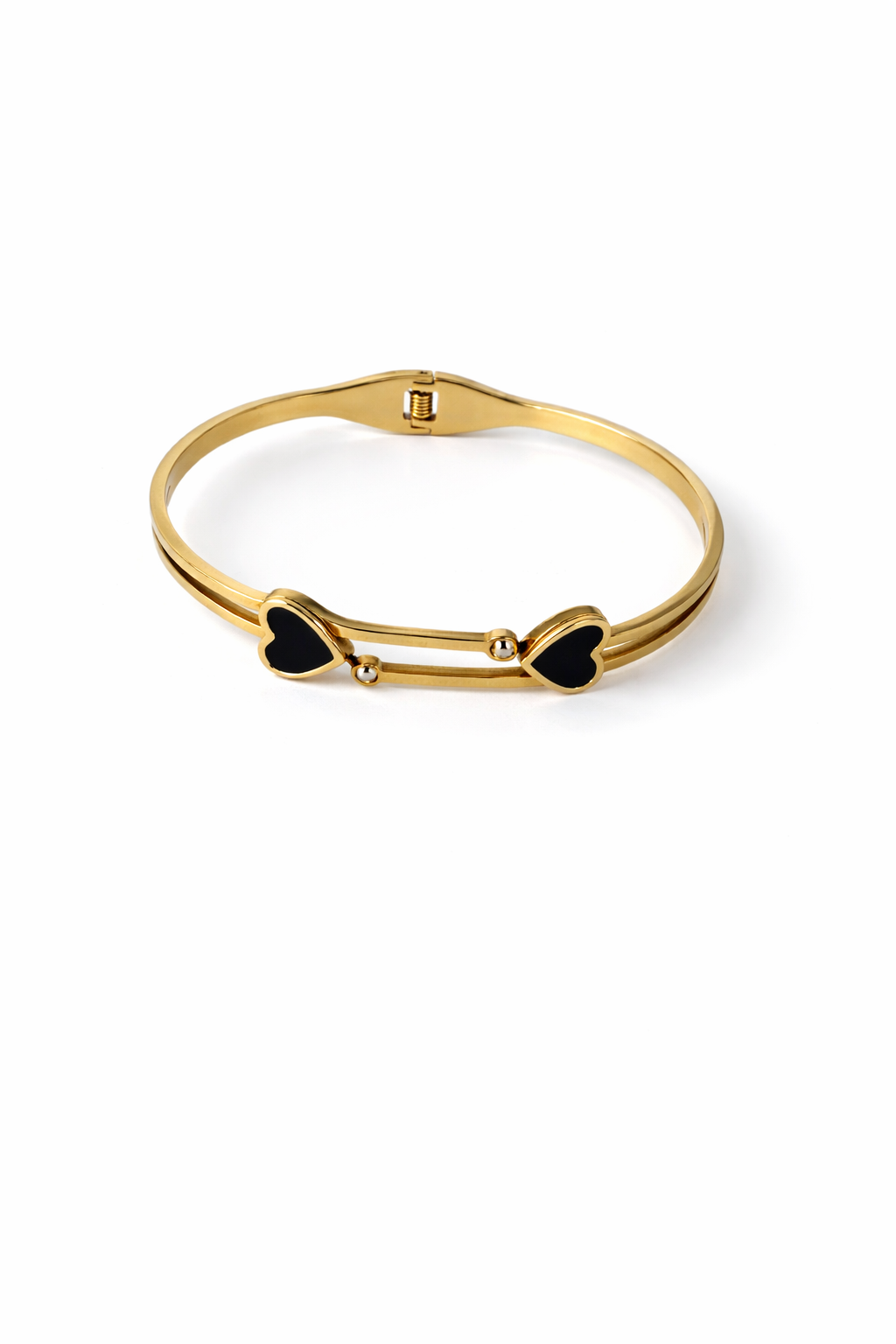 Gold Heart Bracelet( Stainless Steel )