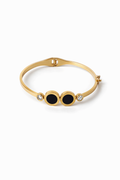 Elegant Gold Bangle Bracelet( Stainless Steel )