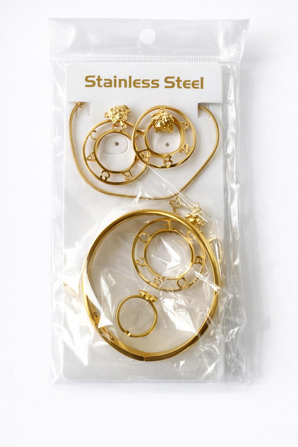Gold-Tone Stainless Steel Jewelry Set( Stainless Steel )