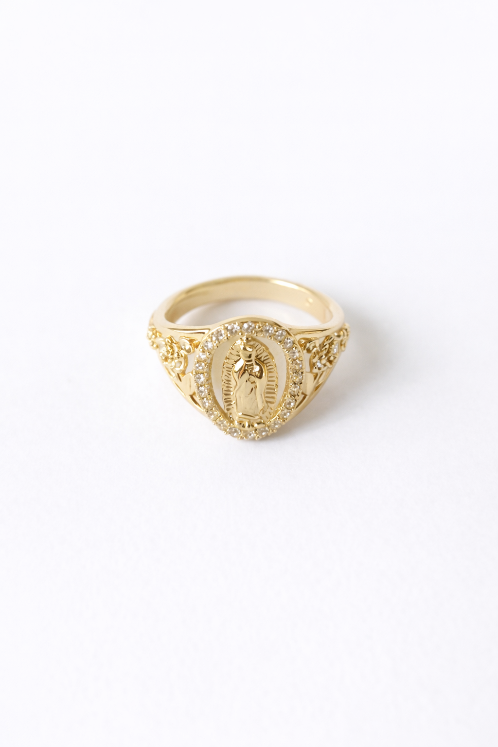 Gold Religious Icon Ring( Stainless Steel )