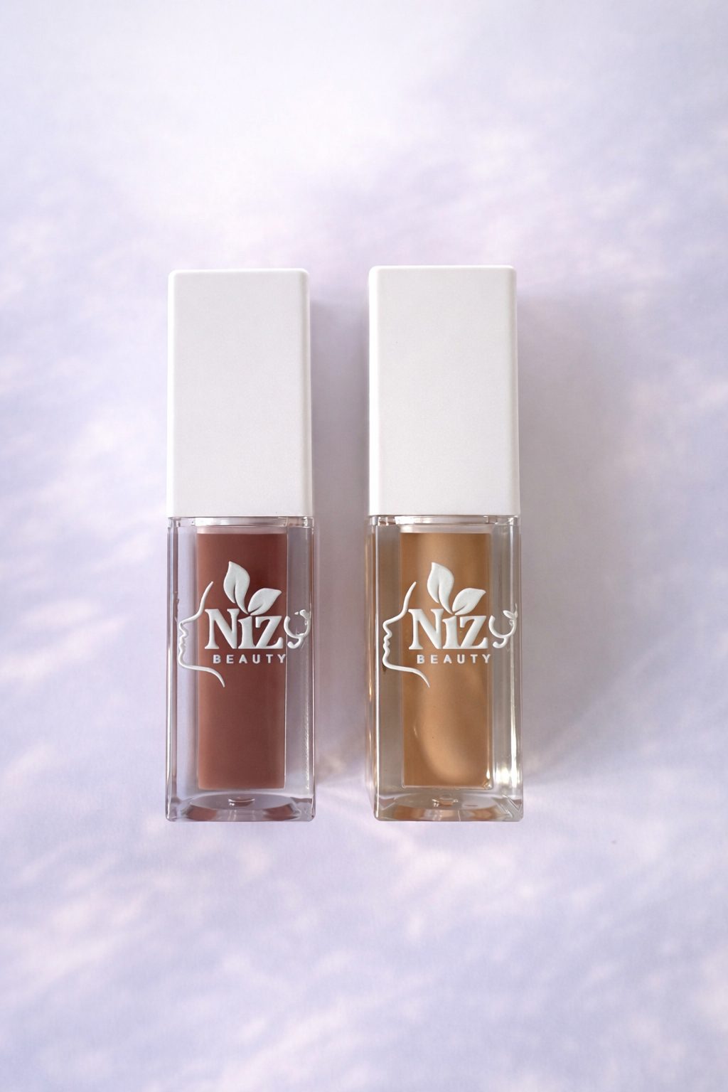 Latte and Argan oil Duo lip gloss
