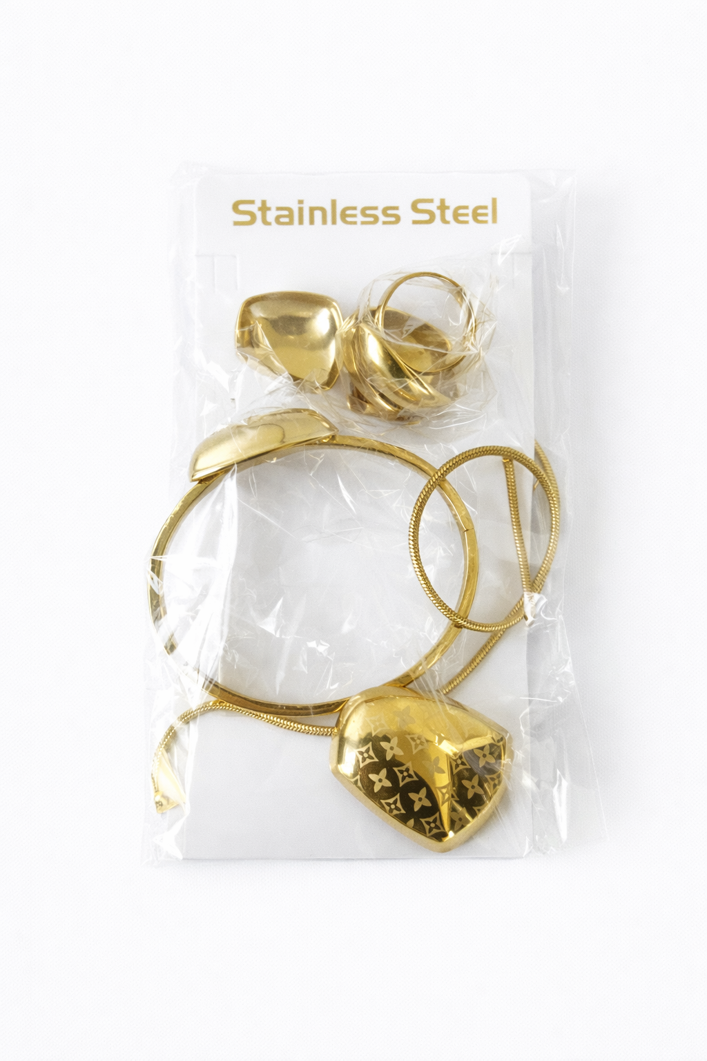 Gold Tone Stainless Steel Jewelry Set( Stainless Steel )